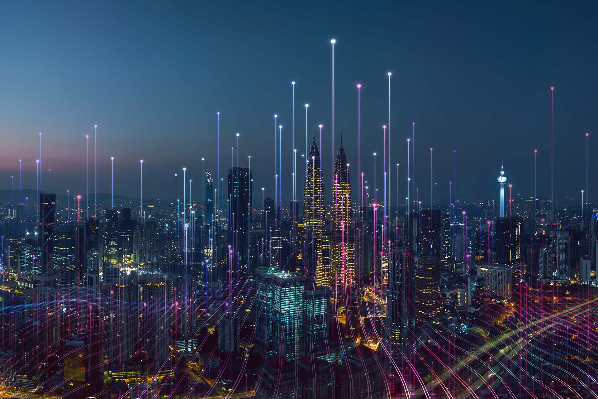City with data