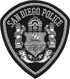 San Diego PD patch (grey)